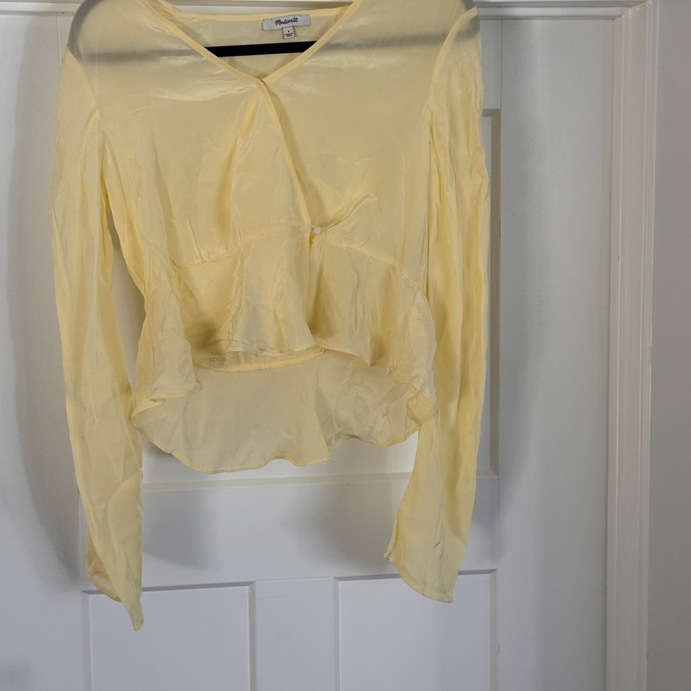 Madewell Yellow Women's Top